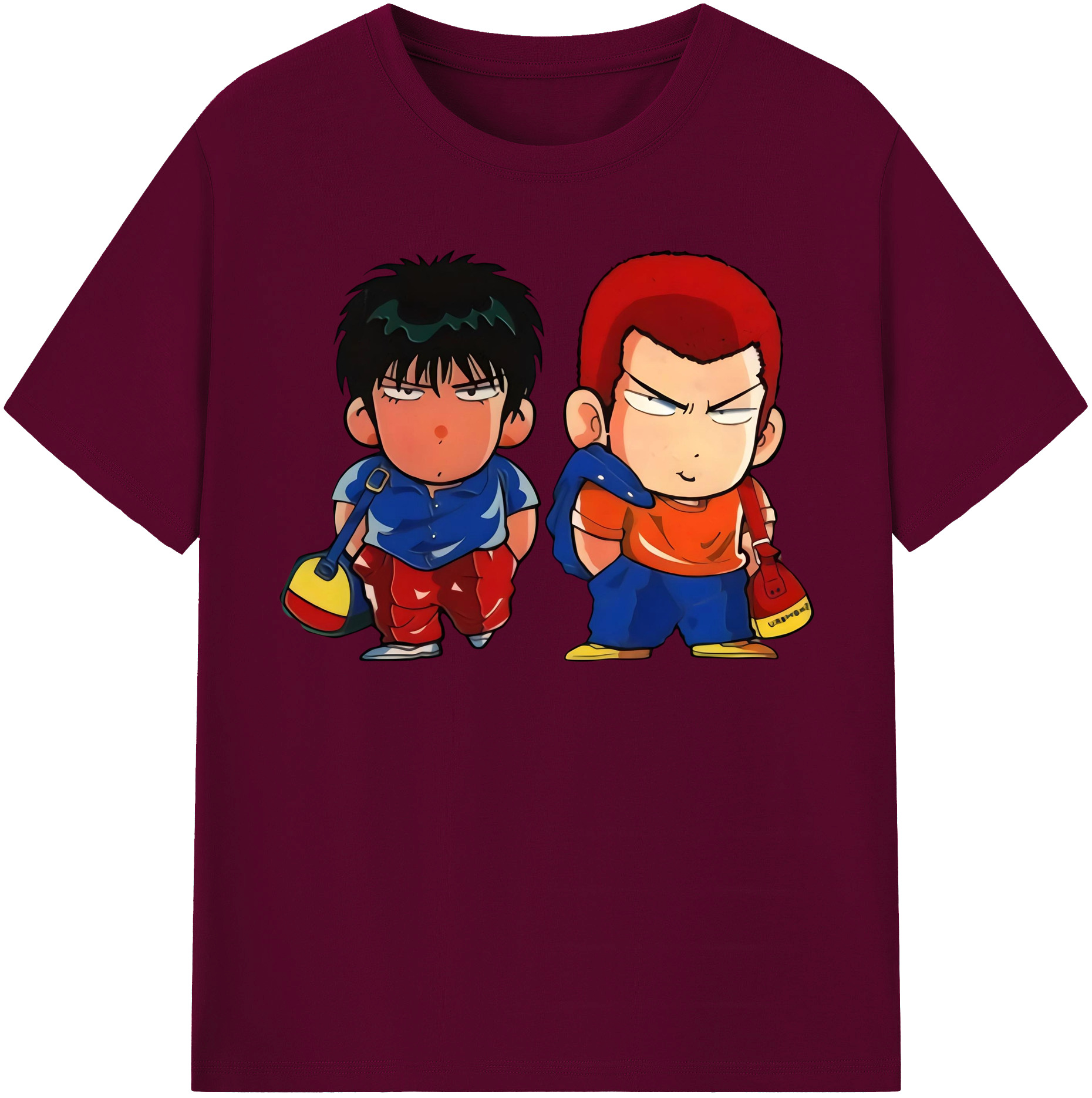 （画像用） SLAM DUNK／スラムダンク レディースカジュアルプリントTシャツ（綿100％）